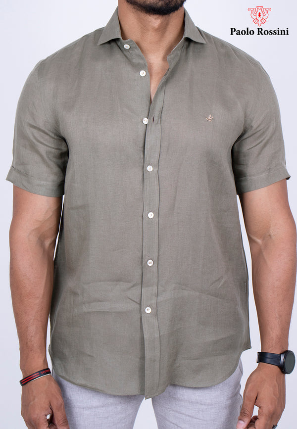 Regular Fit Half Sleeves Check shirt