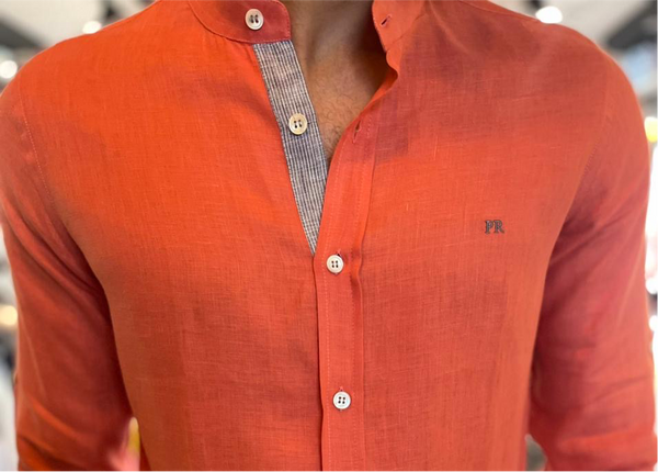 100% pure linen Paolo Rossini Shirt