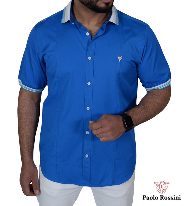 Regular Fit Half  Sleeve Check shirt