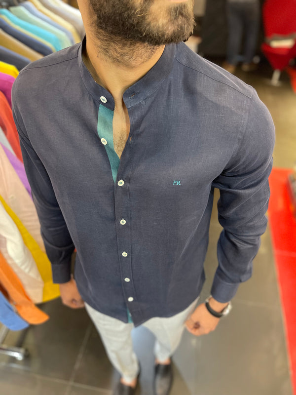 100% pure linen Paolo Rossini Shirt