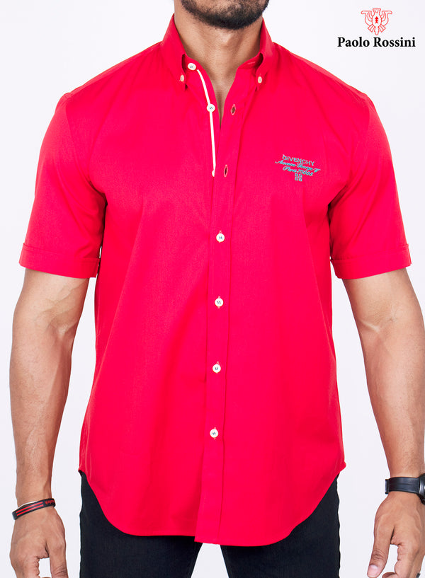 Regular Fit Half  Sleeve Check shirt