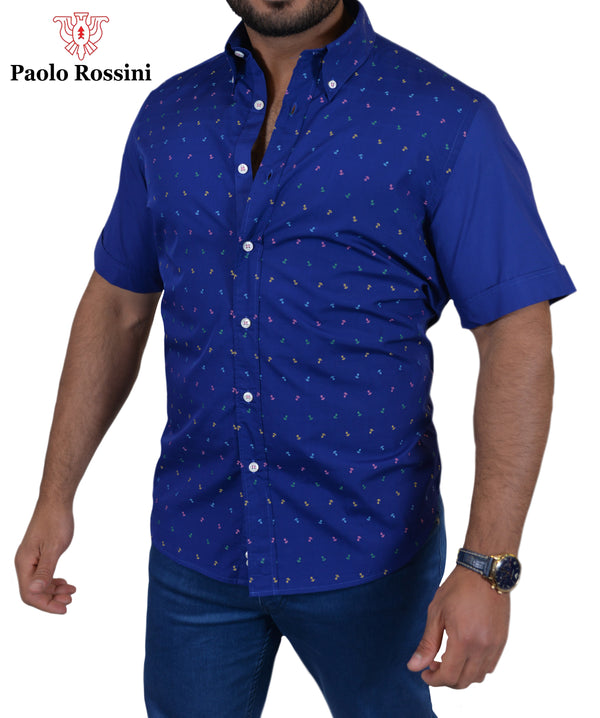 Regular Fit Half  Sleeve Check shirt