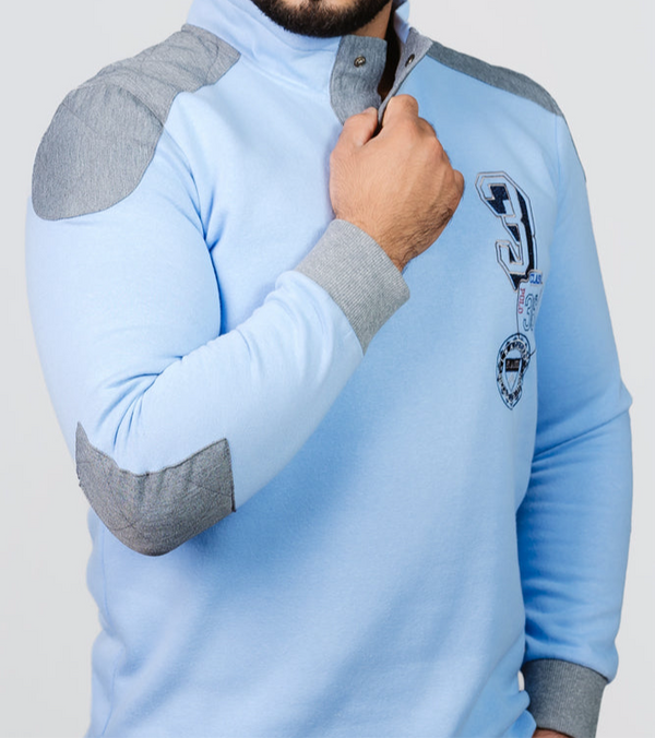 Regular Fit Knitwear Pullover -  Baby blue