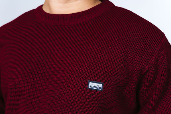 Regular Fit Crew Neck Knitwear Pullover -  Navy blue