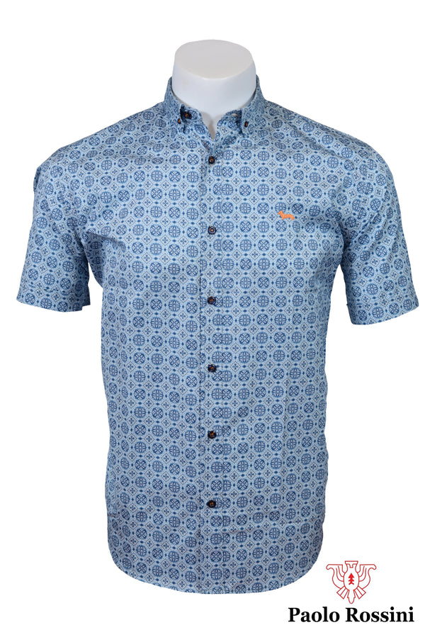 Regular Fit Half  Sleeve Check shirt
