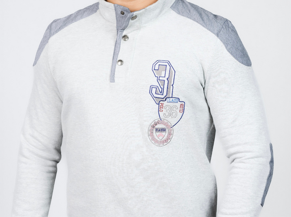 Regular Fit Knitwear Pullover -  light  gray