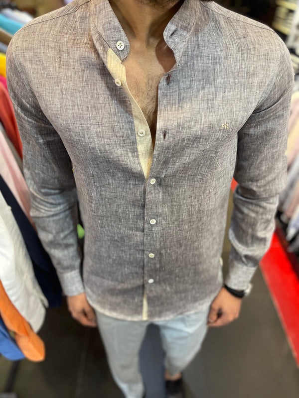 100% pure linen Paolo Rossini Shirt