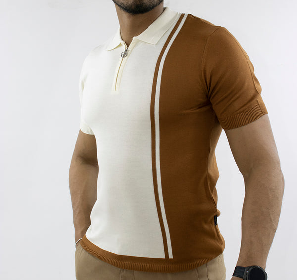 Polo T-Shirt knitted