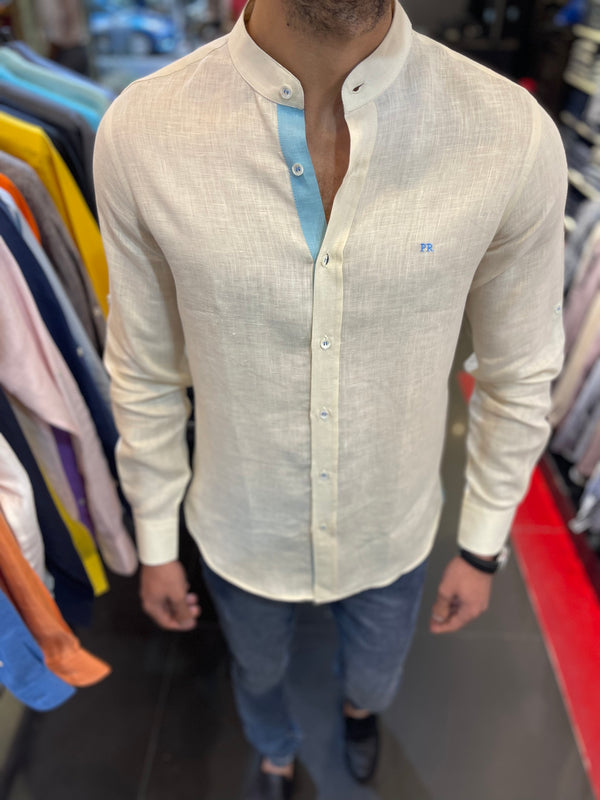 100% pure linen Paolo Rossini Shirt