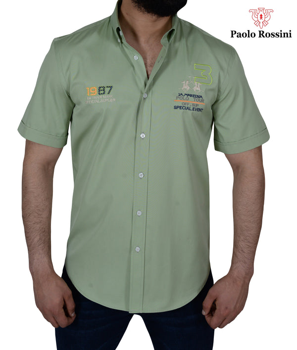 Regular Fit Half  Sleeve Check shirt