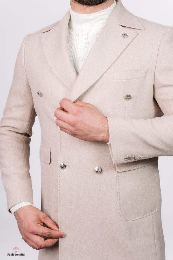Classic Wool Elegance coat - beige