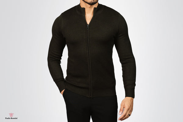 Slim Fit jacket - olive