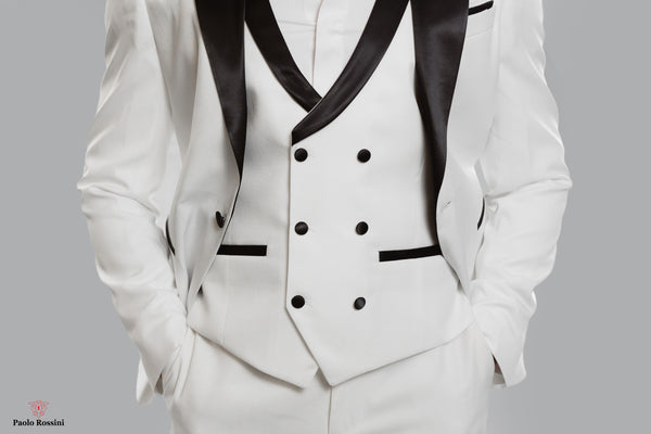Turkuish wedding suit  With two truseres black - white